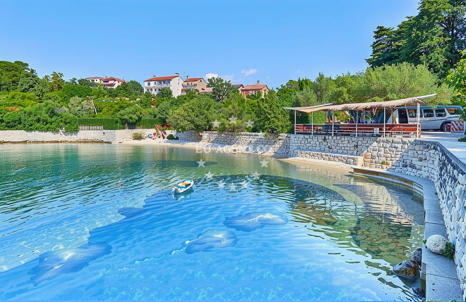 Additional view of Suha Punta II beach in Kampor 99, Rab