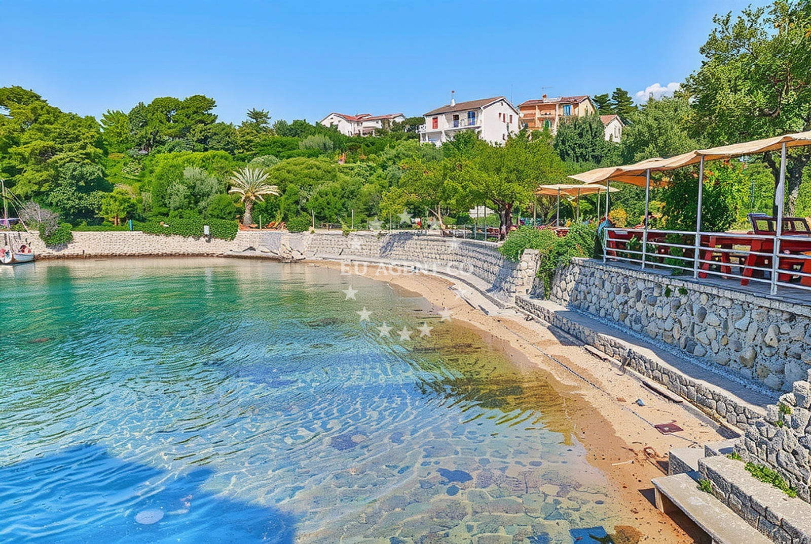 Additional view of Suha Punta II beach in Kampor 99, Rab