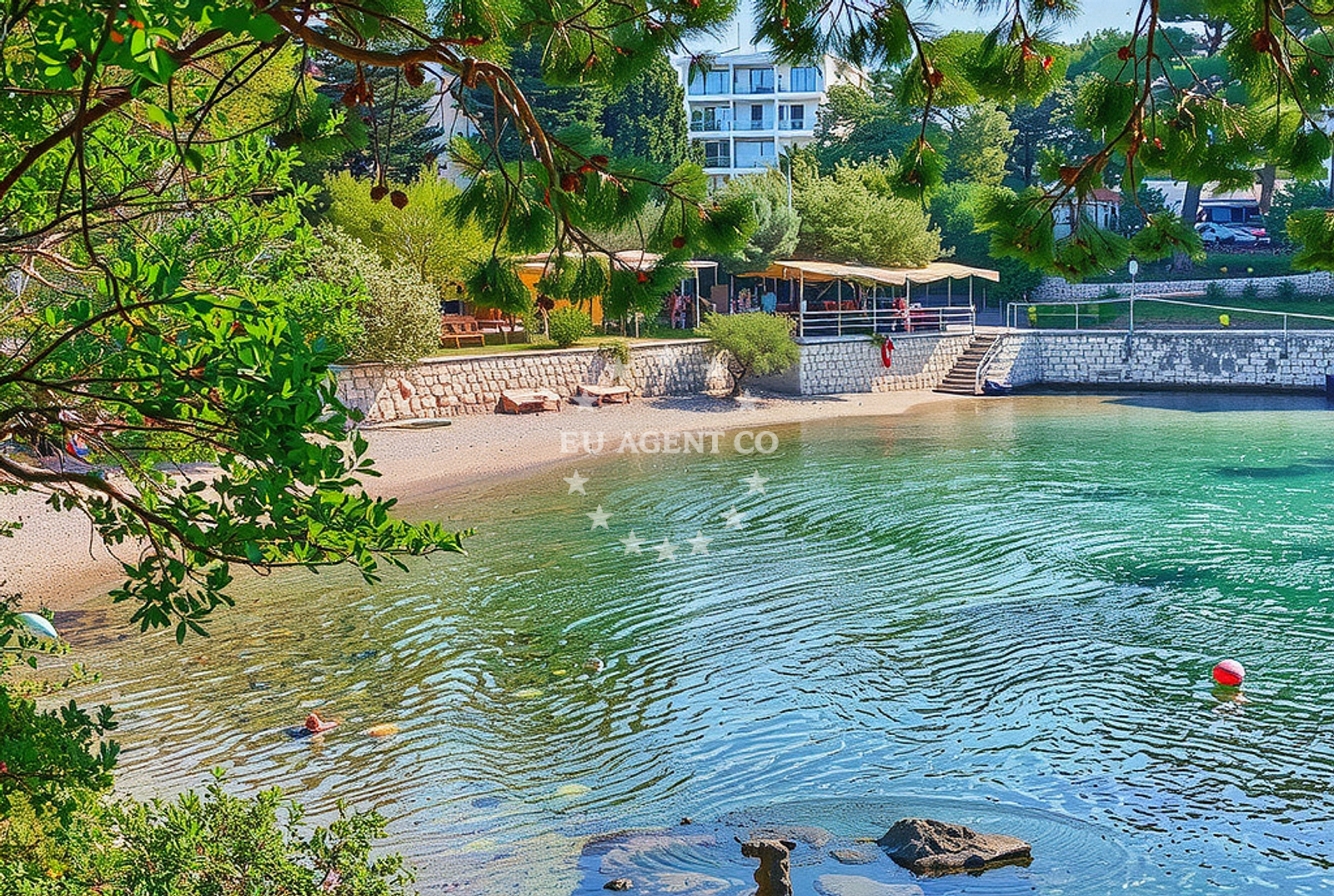 Additional view of Suha Punta II beach in Kampor 99, Rab