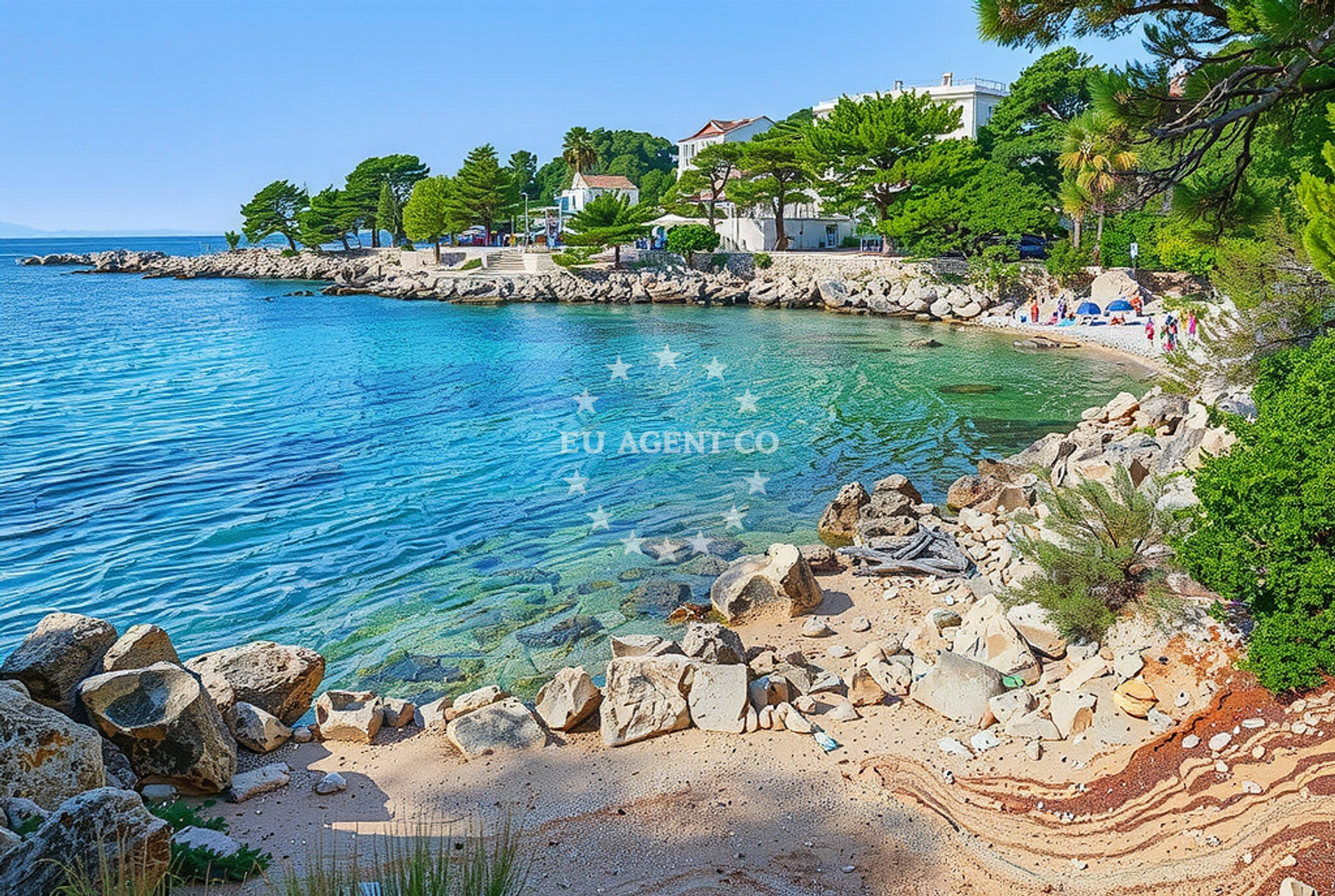 Additional view of Suha punta, Kampor (Rab) Beach in Suha punta