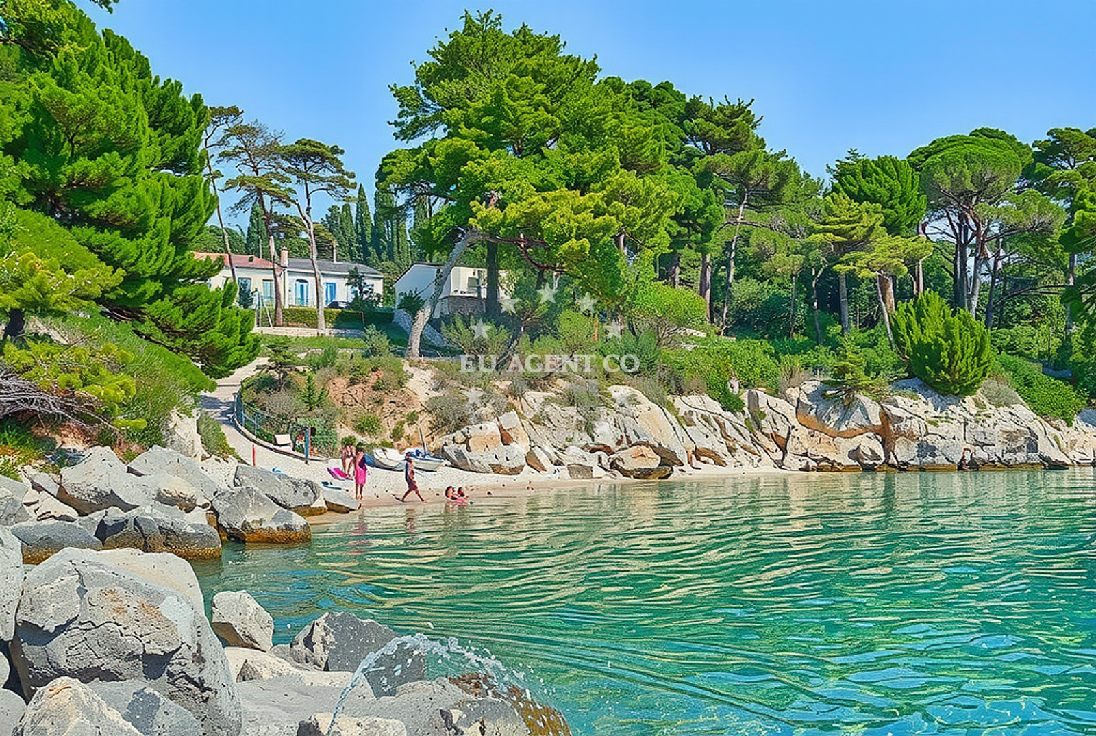 Additional view of Suha punta, Kampor (Rab) Beach in Suha punta