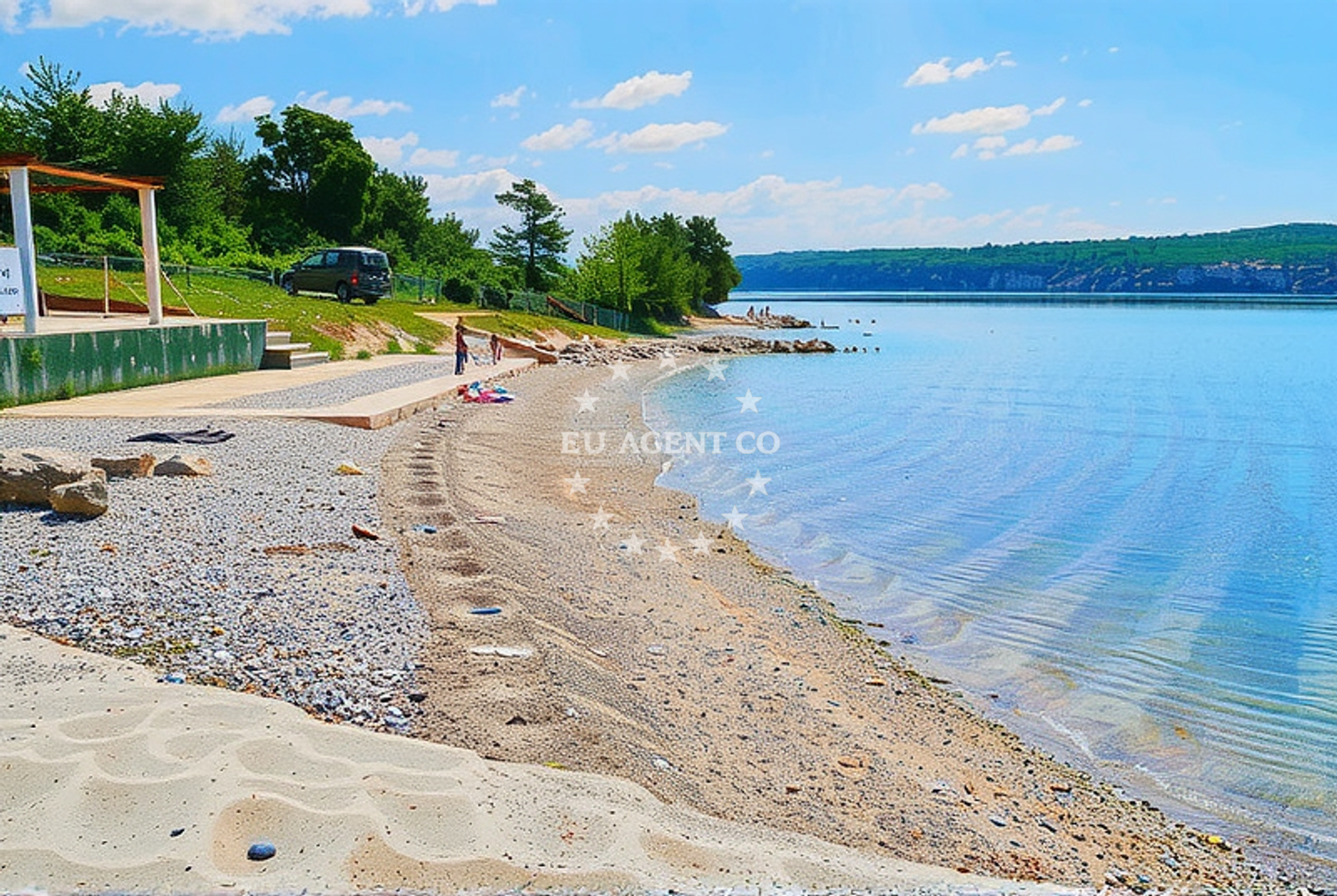 Overview of Sulinj 1, Rudine (Krk) Beach in Sulinj 1