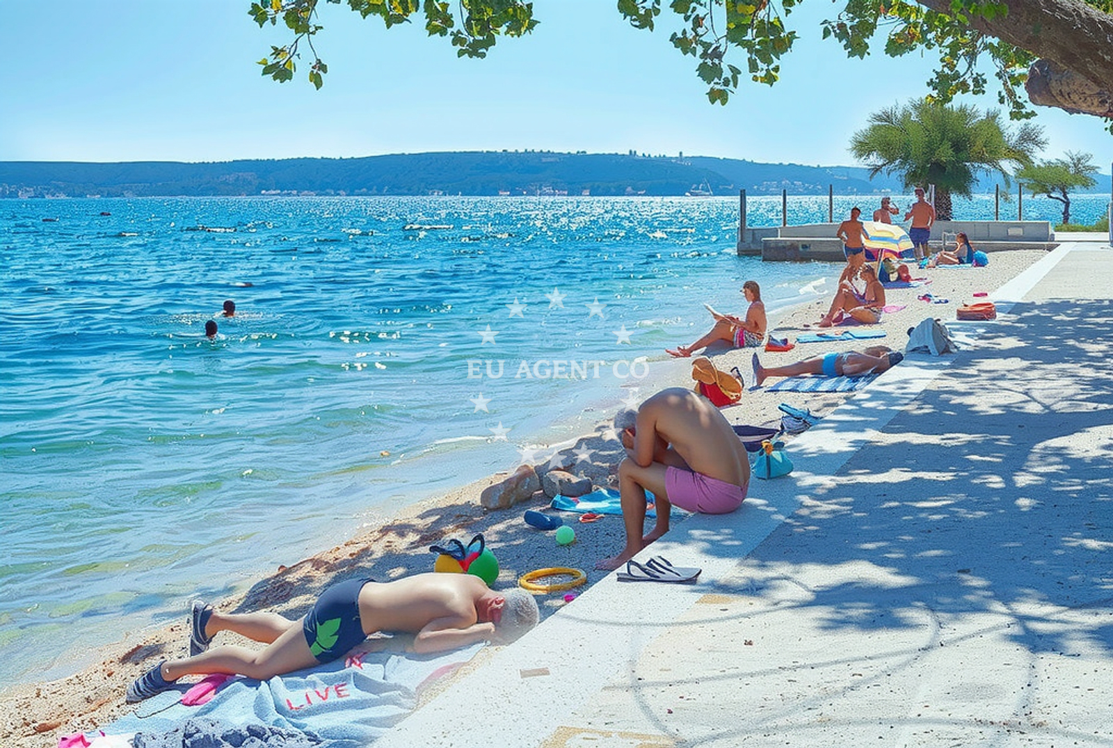 Additional view of Sumica beach in 14 Šetalište Miljenka i Dobrile, Kaštela
