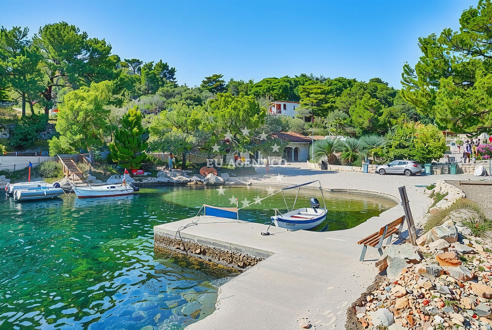 Additional view of Sumpjivina beach in , Nečujam