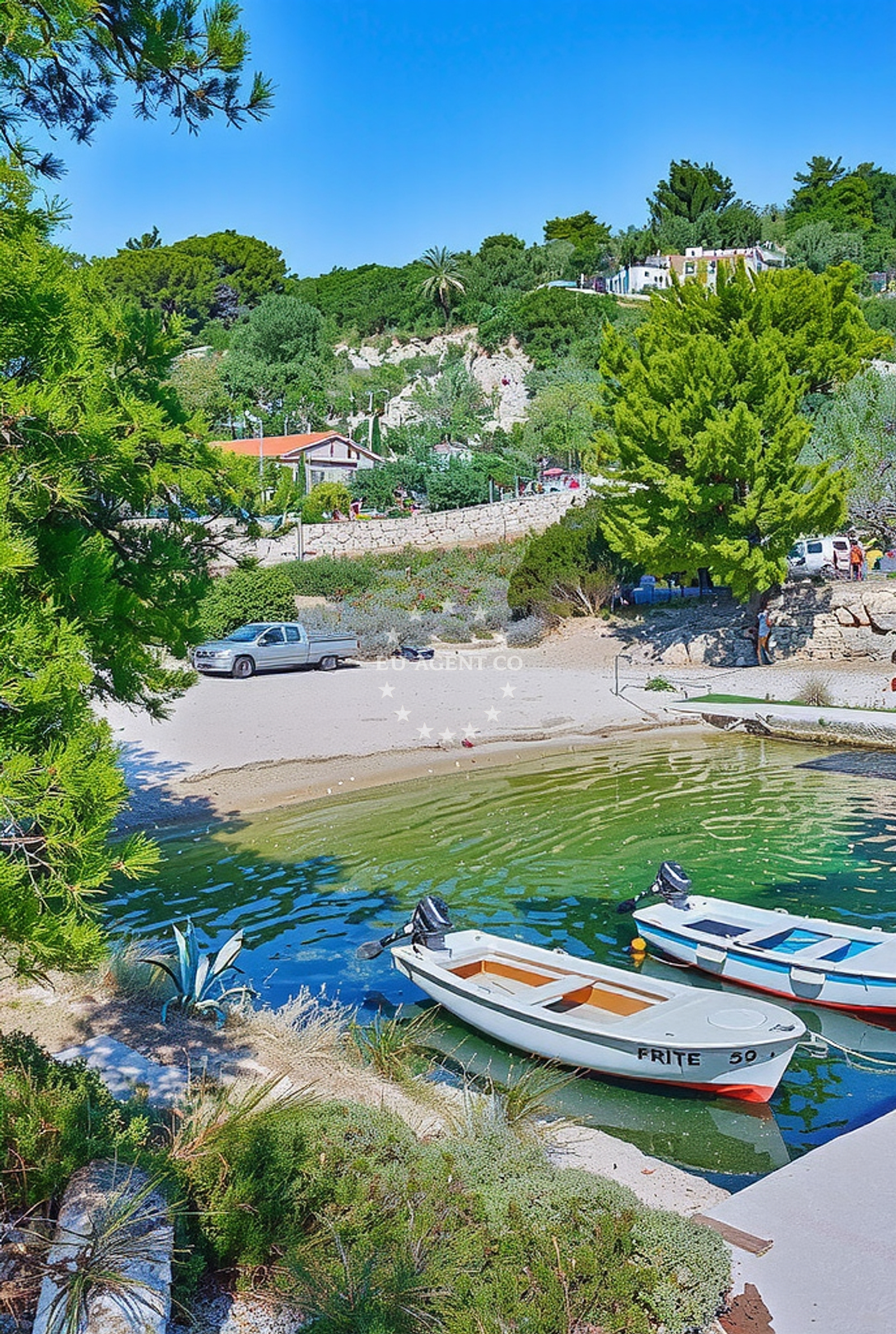 Additional view of Sumpjivina beach in , Nečujam