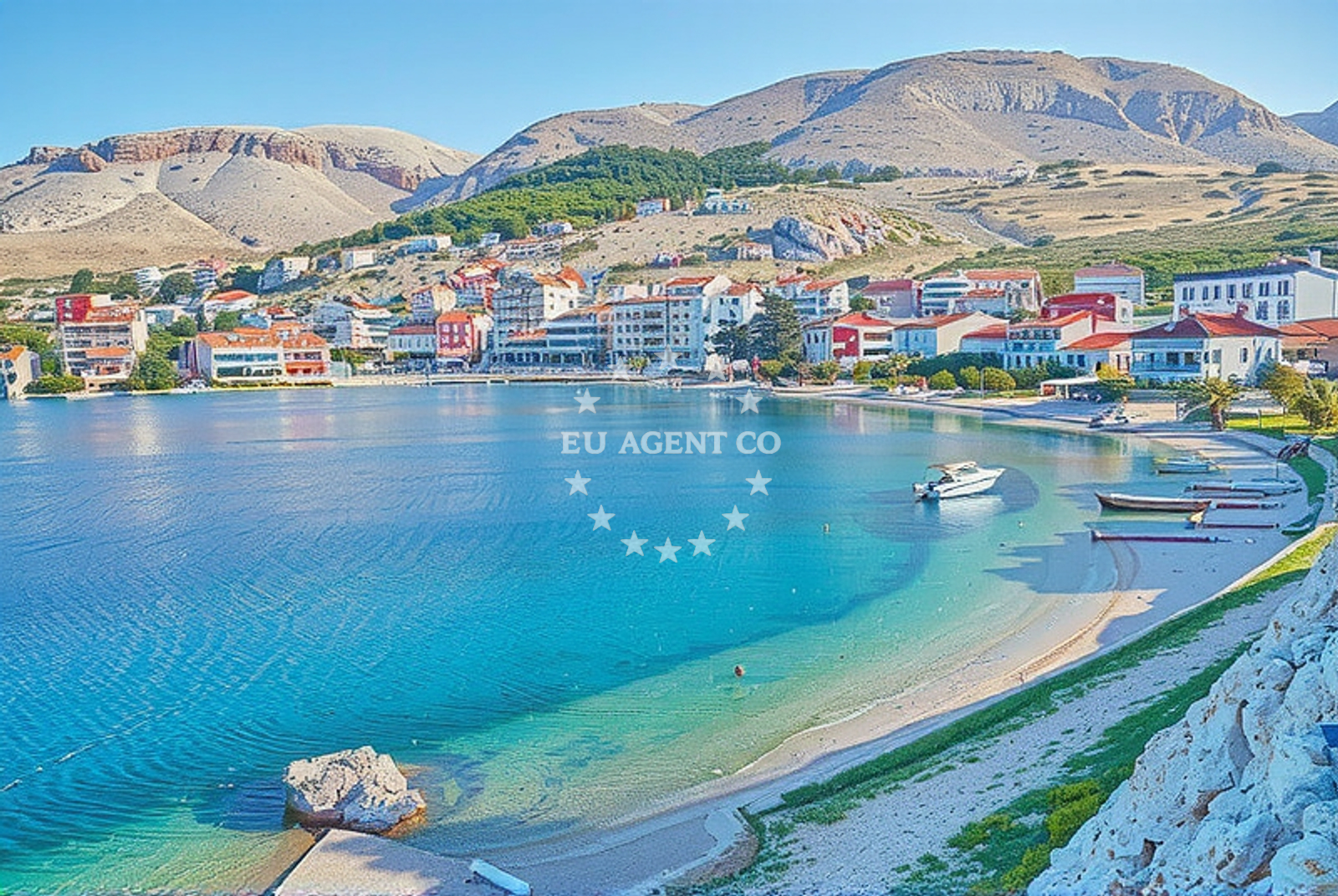 Additional view of Suncana beach in Metajna 110, Metajna