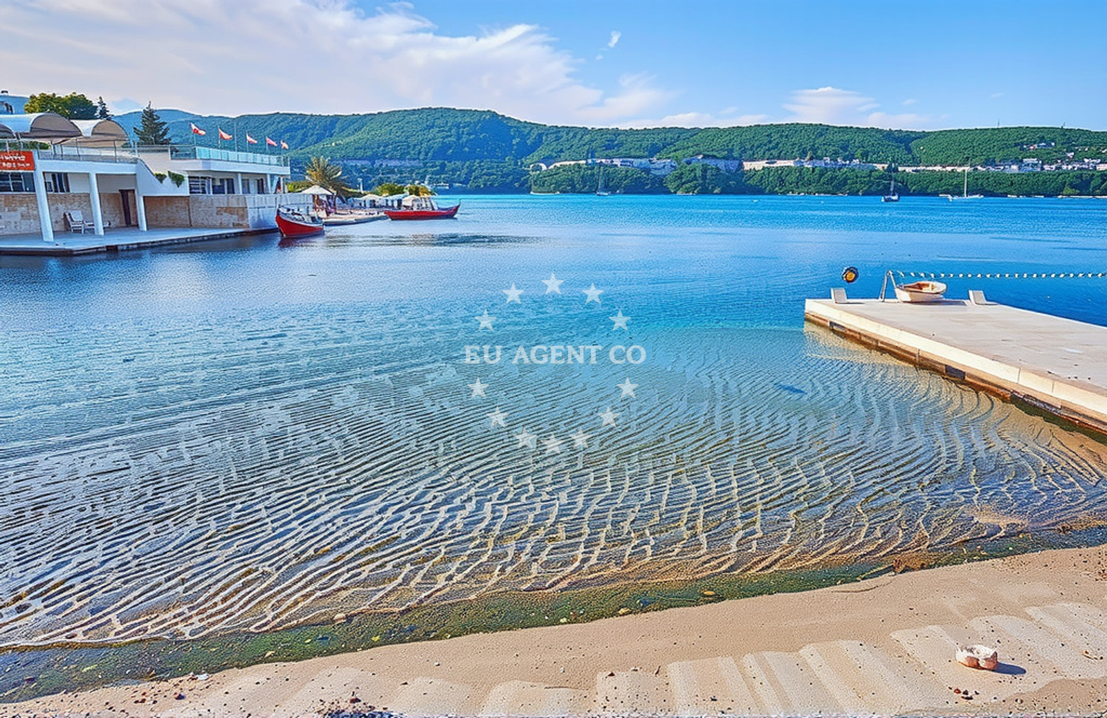 Overview of Sunce, Neum Beach in Sunce