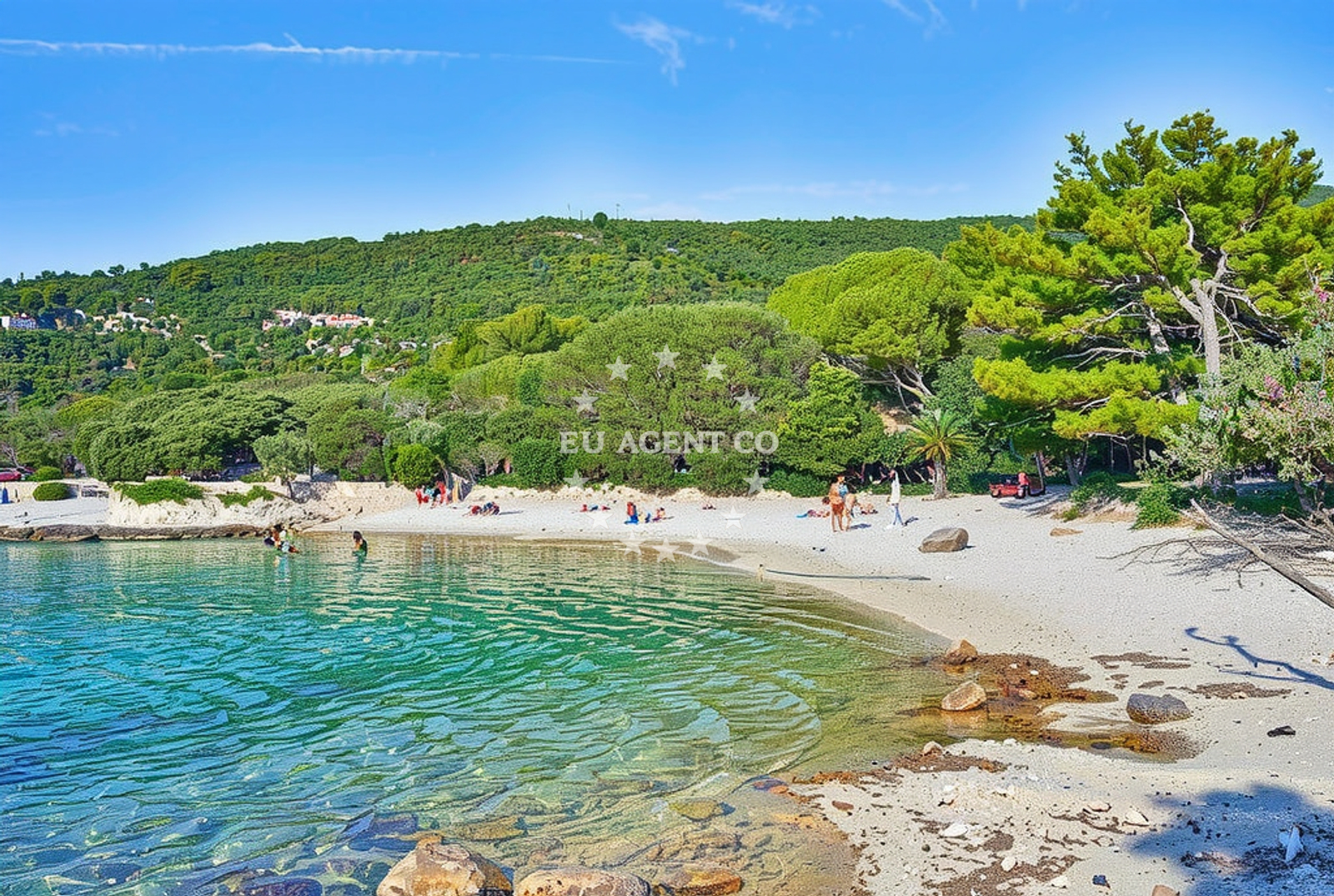Additional view of Sunfarni jug, Veli Lošinj (Lošinj) Beach in Sunfarni jug