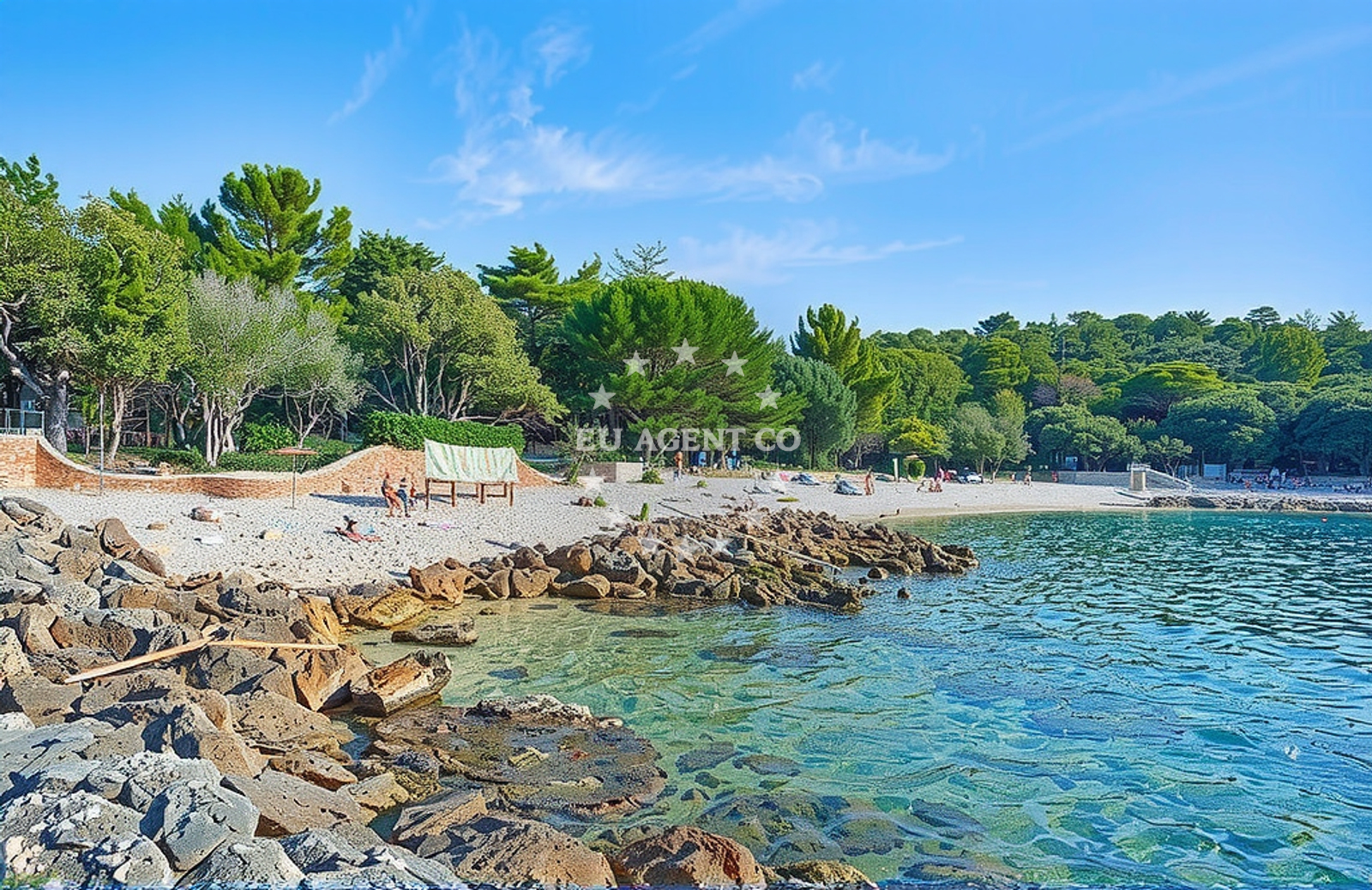 Additional view of Sunfarni jug, Veli Lošinj (Lošinj) Beach in Sunfarni jug