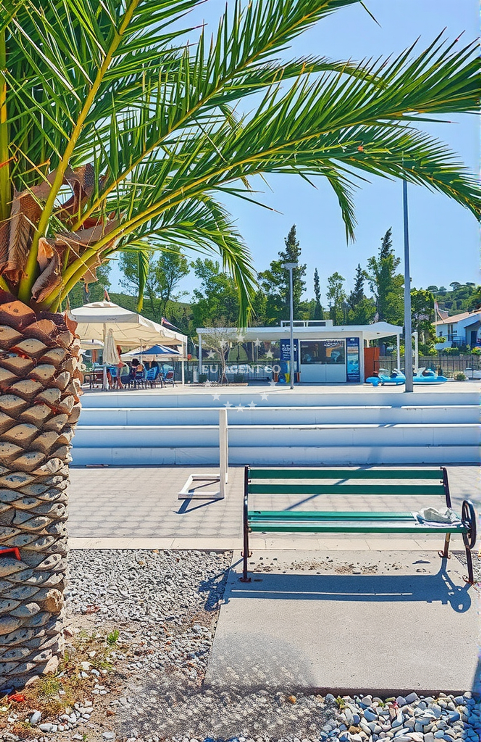 Sea and coastal view of Supetar, Nečujam (Šolta) Beach in Supetar