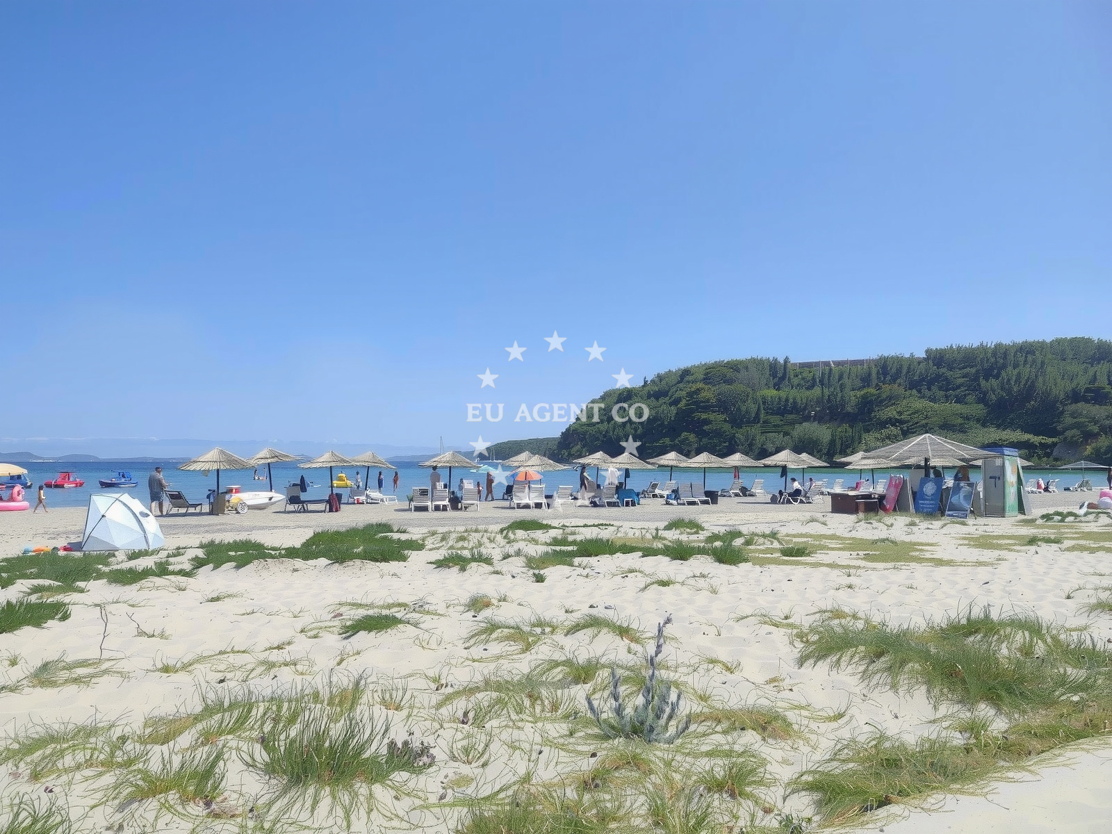 Shoreline and swimming area at Susak Beach in Susak 301, Susak