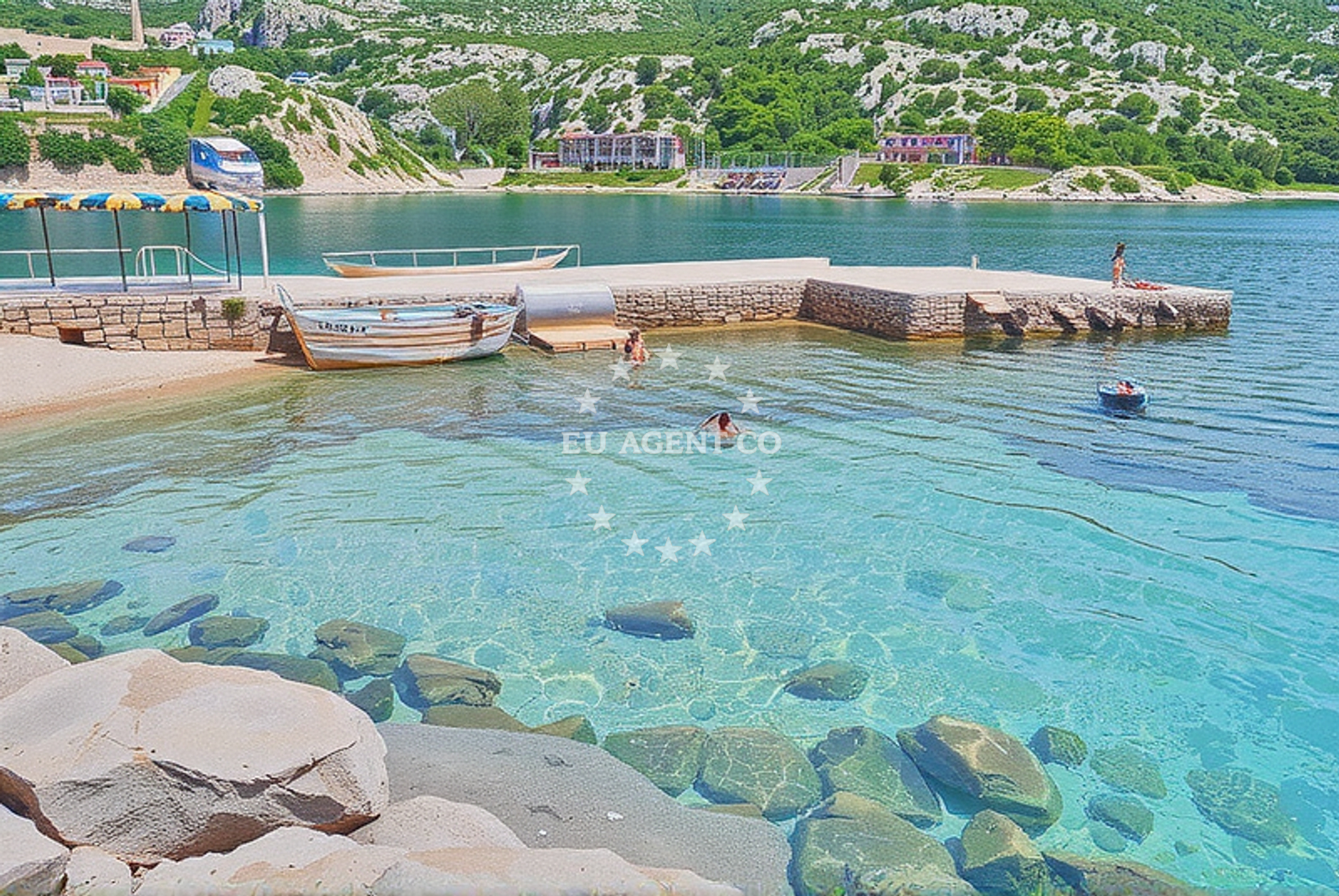 Overview of Sušanj Cesarički: beaches and coves in Sušanj Cesarički