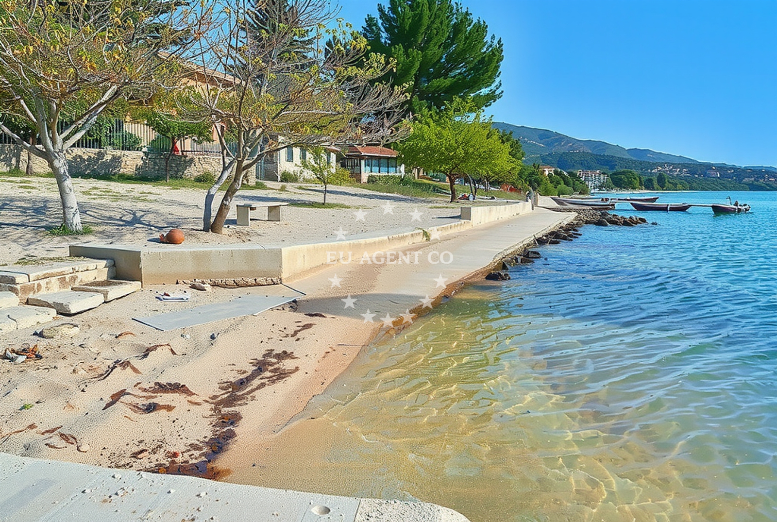 Overview of Šušnjar II, Kruševo (Obrovac) Beach in Šušnjar II