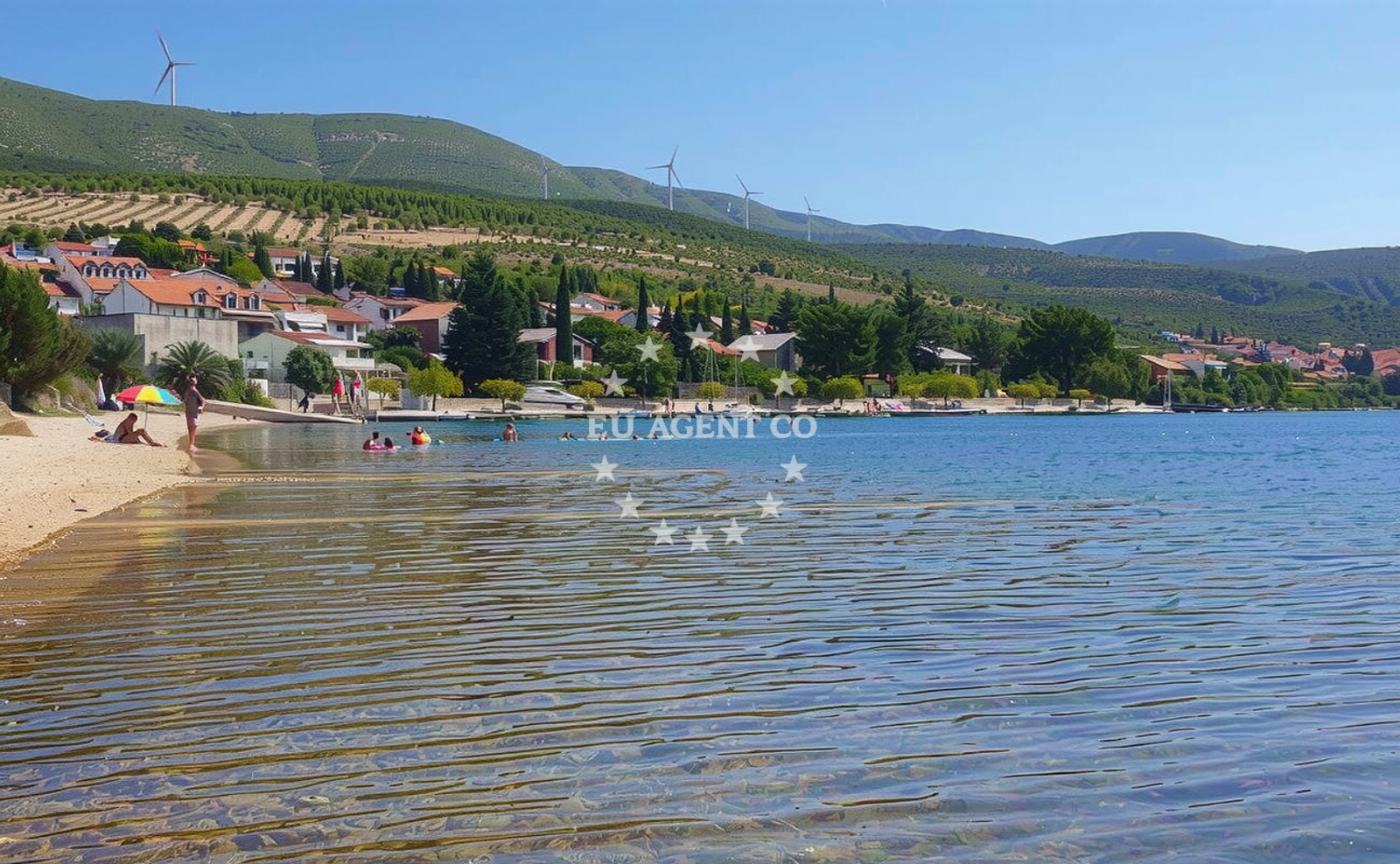Additional view of Susnjari beach in Orljačka 8 (Kruševo), Obrovac
