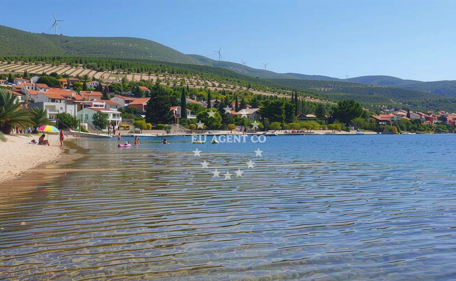 Additional view of Susnjari beach in Orljačka 8 (Kruševo), Obrovac