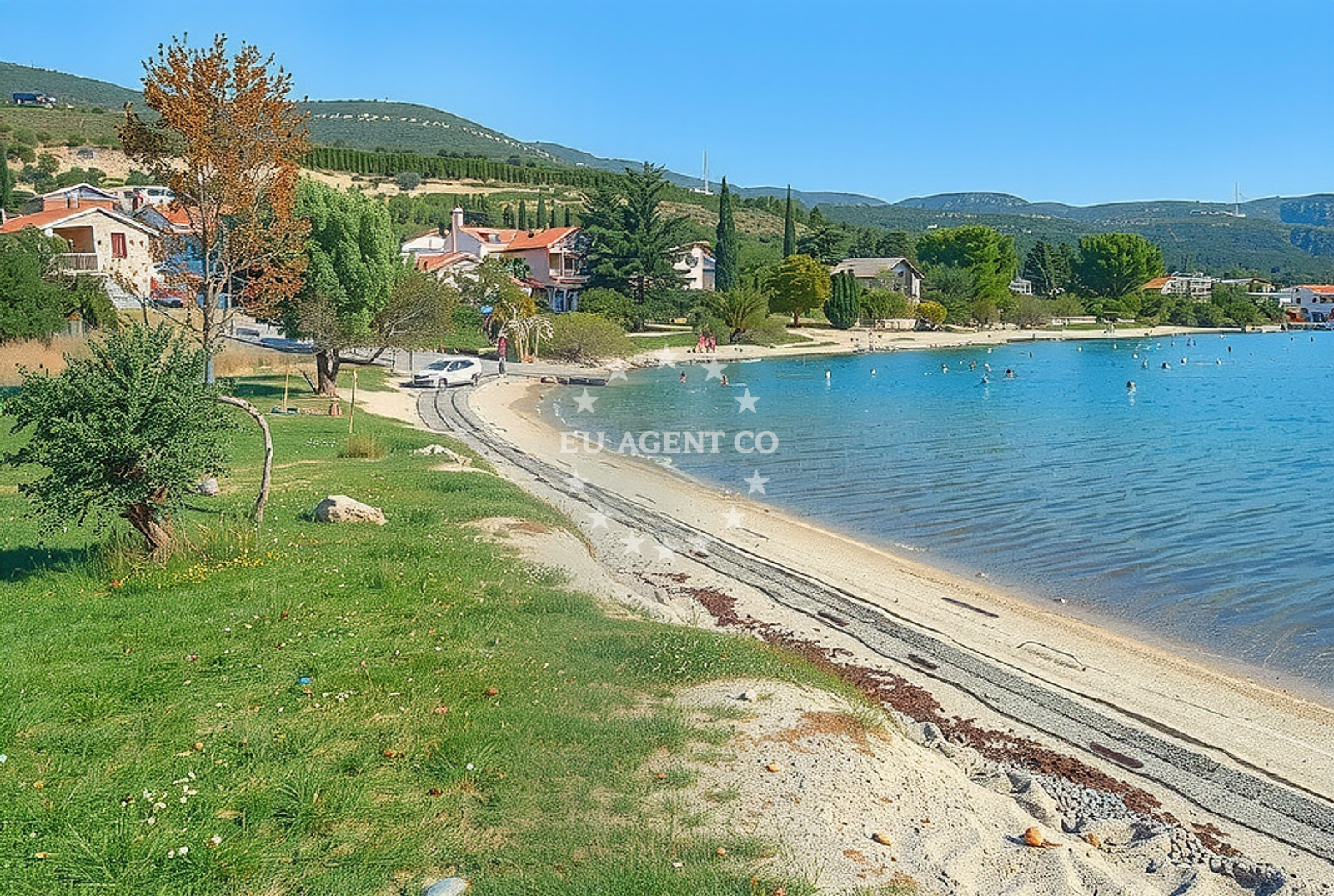 Additional view of Susnjari beach in Orljačka 8 (Kruševo), Obrovac