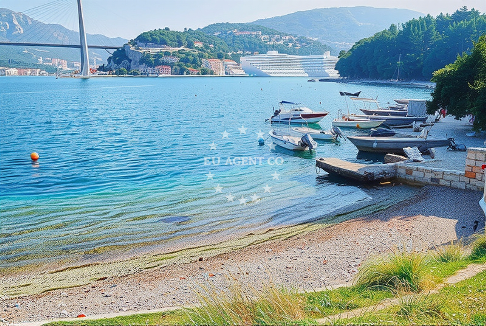 Shoreline and swimming area at Sustjepan: beaches and coves in Sustjepan