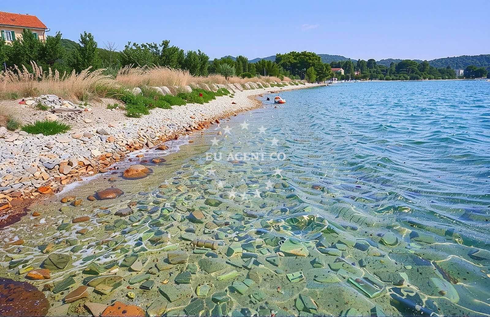 Additional view of Šutinova draga, Zlarin (Zlarin) Beach in Šutinova draga