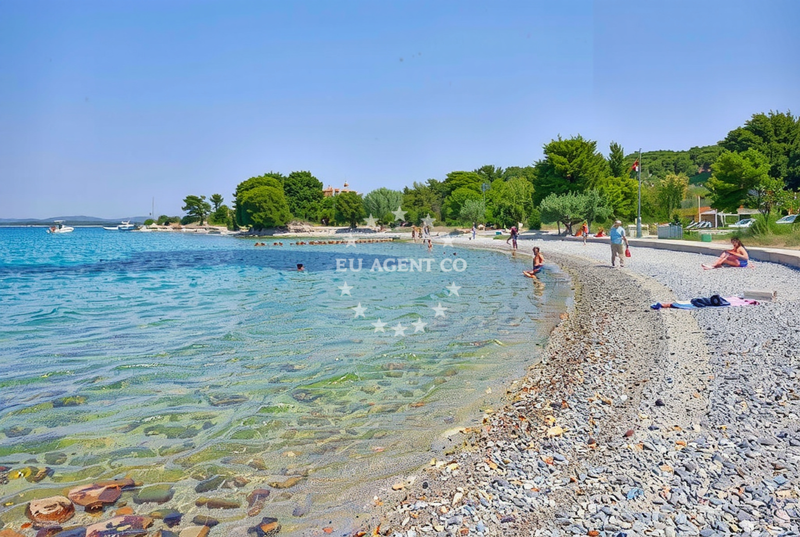 Additional view of Šutinova draga, Zlarin (Zlarin) Beach in Šutinova draga