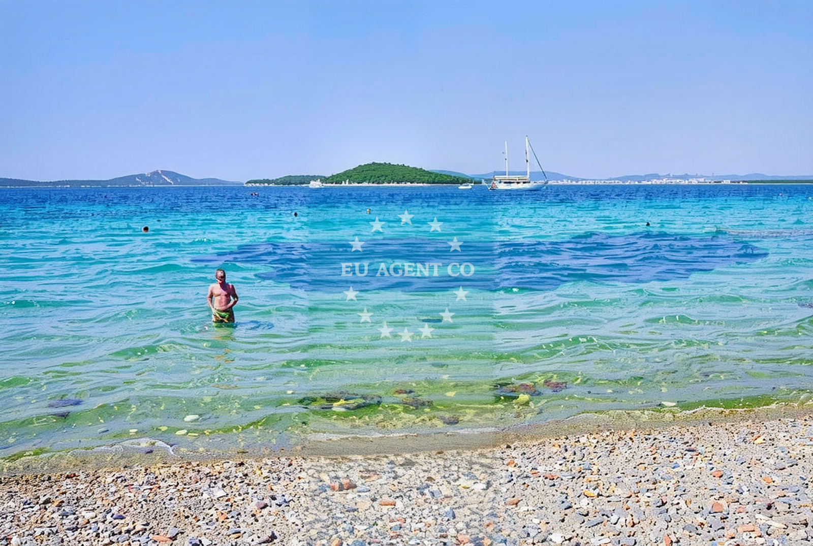 Additional view of Šutinova draga, Zlarin (Zlarin) Beach in Šutinova draga