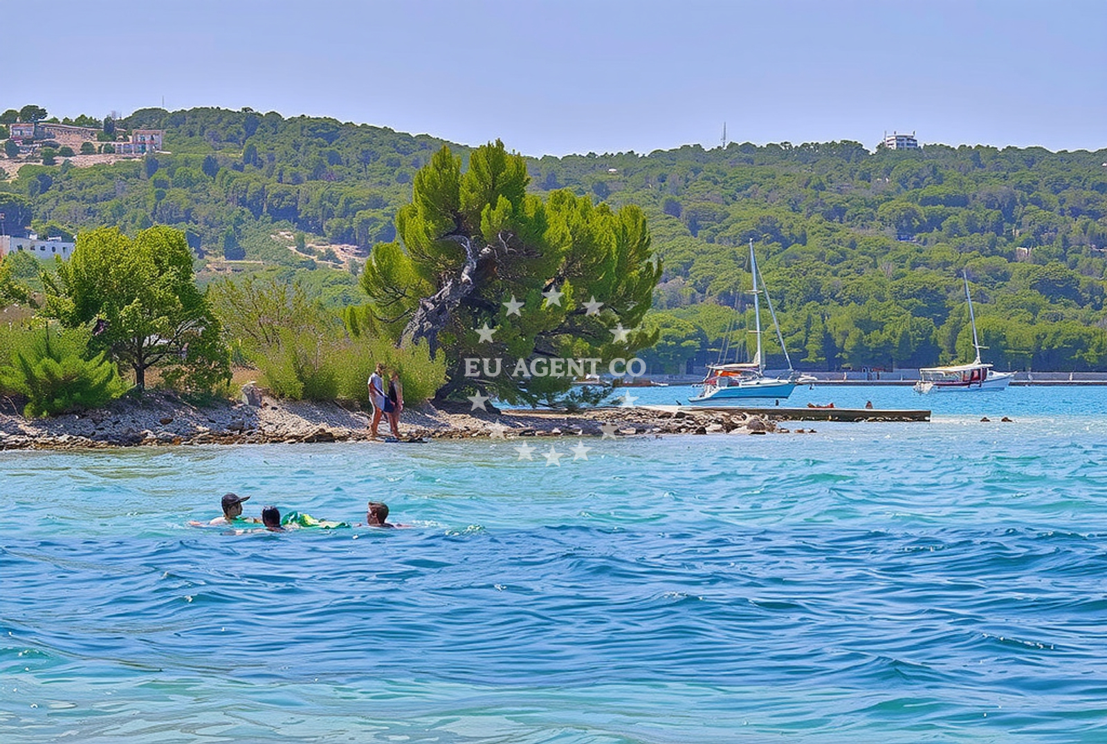 Additional view of Šutinova draga, Zlarin (Zlarin) Beach in Šutinova draga