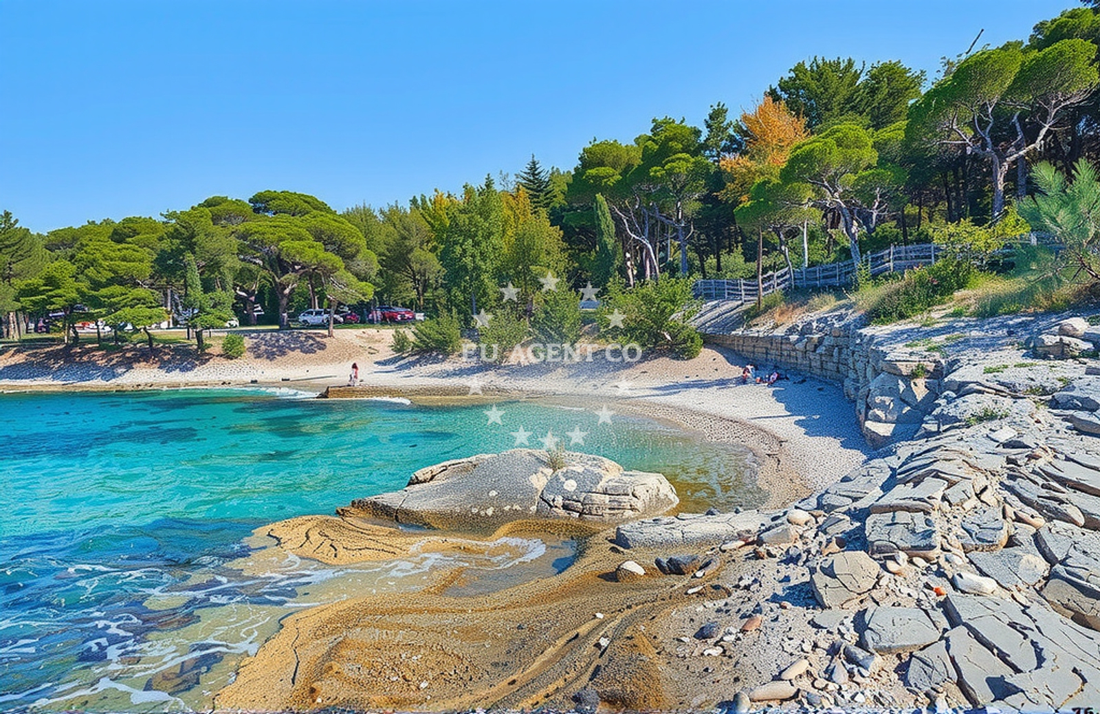 Beach facilities and surroundings at Sutivan (Brač): beaches and coves (24) in Sutivan (Brač)