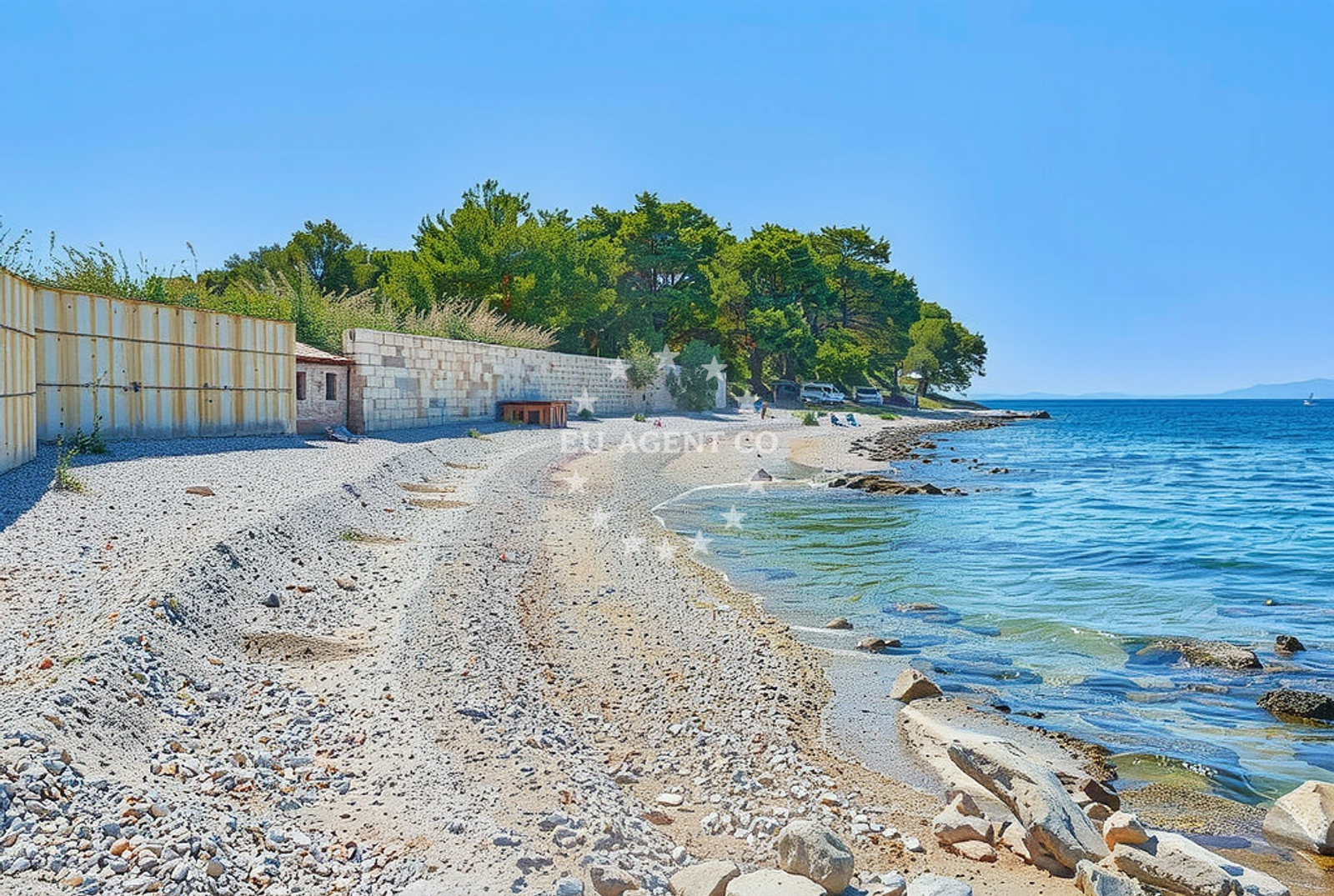 Overview of Sutivan istok, Sutivan (Brač) Beach in Sutivan istok