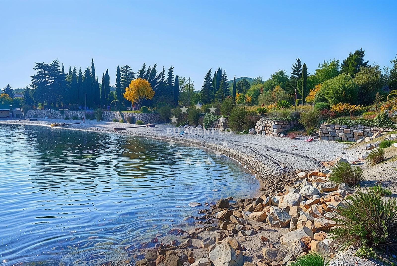 Sea and coastal view of Sutomišćica (Ugljan): beaches and coves (3) in Sutomišćica (Ugljan)