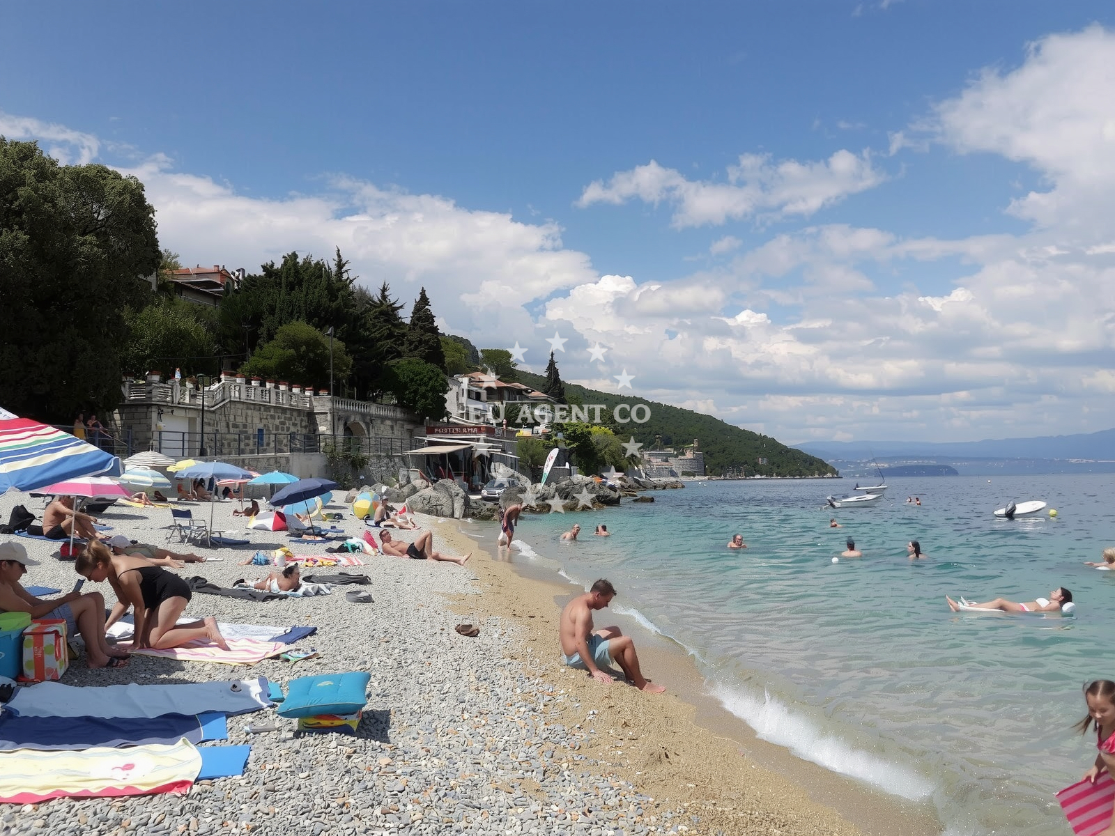 Additional view of Sv. Ivan beach in Jir 1C, Mošćenice