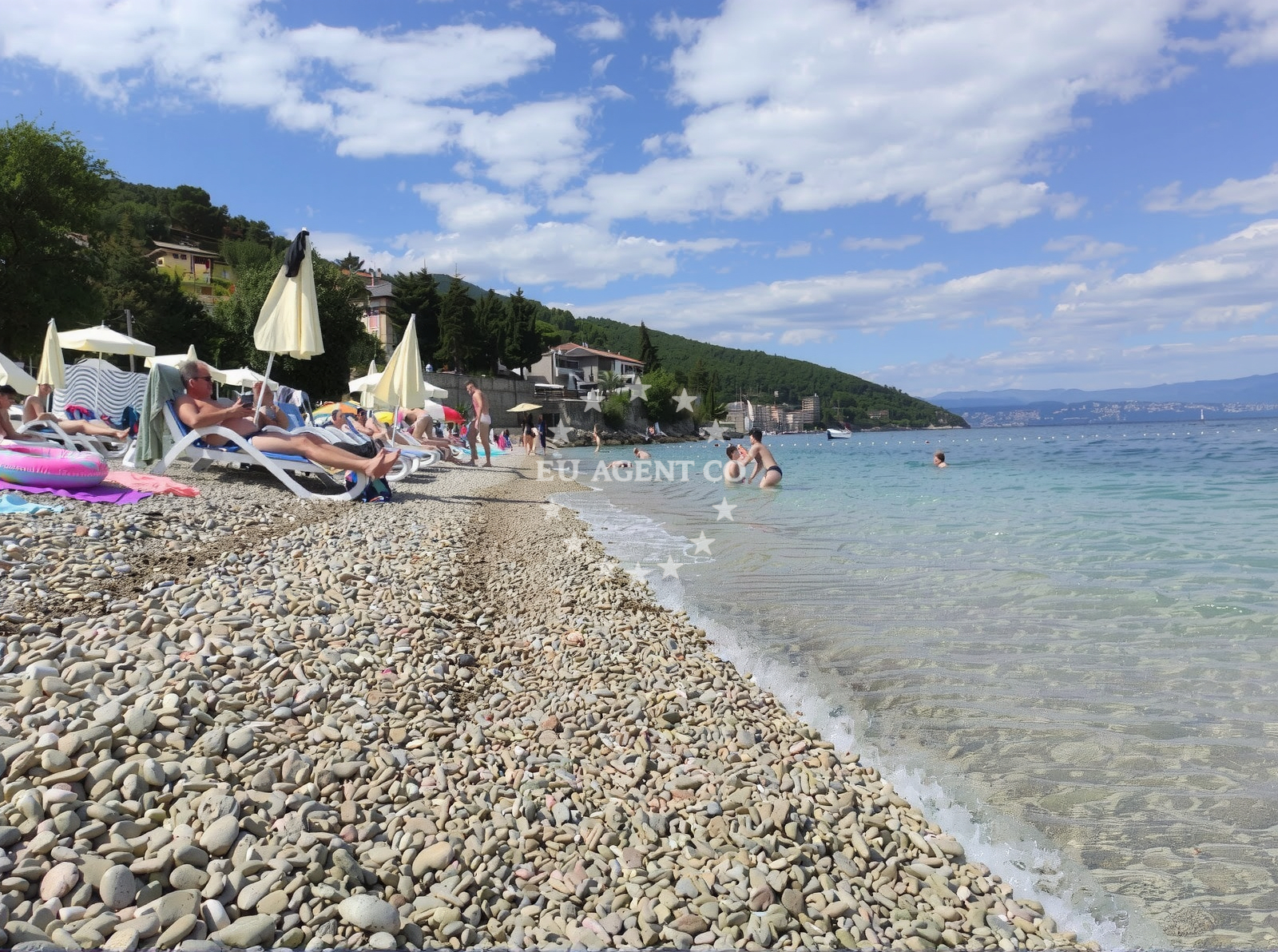 Additional view of Sv. Ivan beach in Jir 1C, Mošćenice
