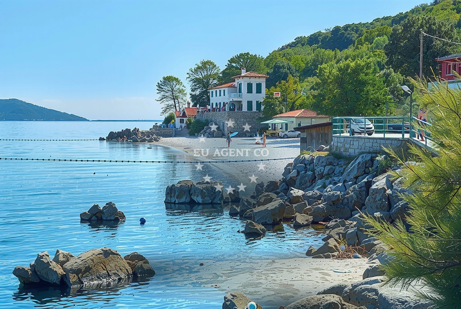 Additional view of Sv. Ivan beach in Jir 1C, Mošćenice