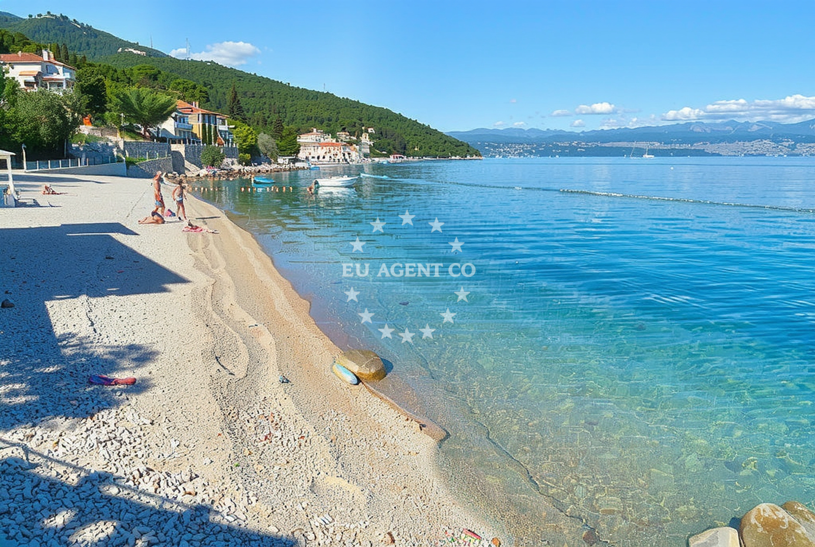 Additional view of Sv. Ivan beach in Jir 1C, Mošćenice