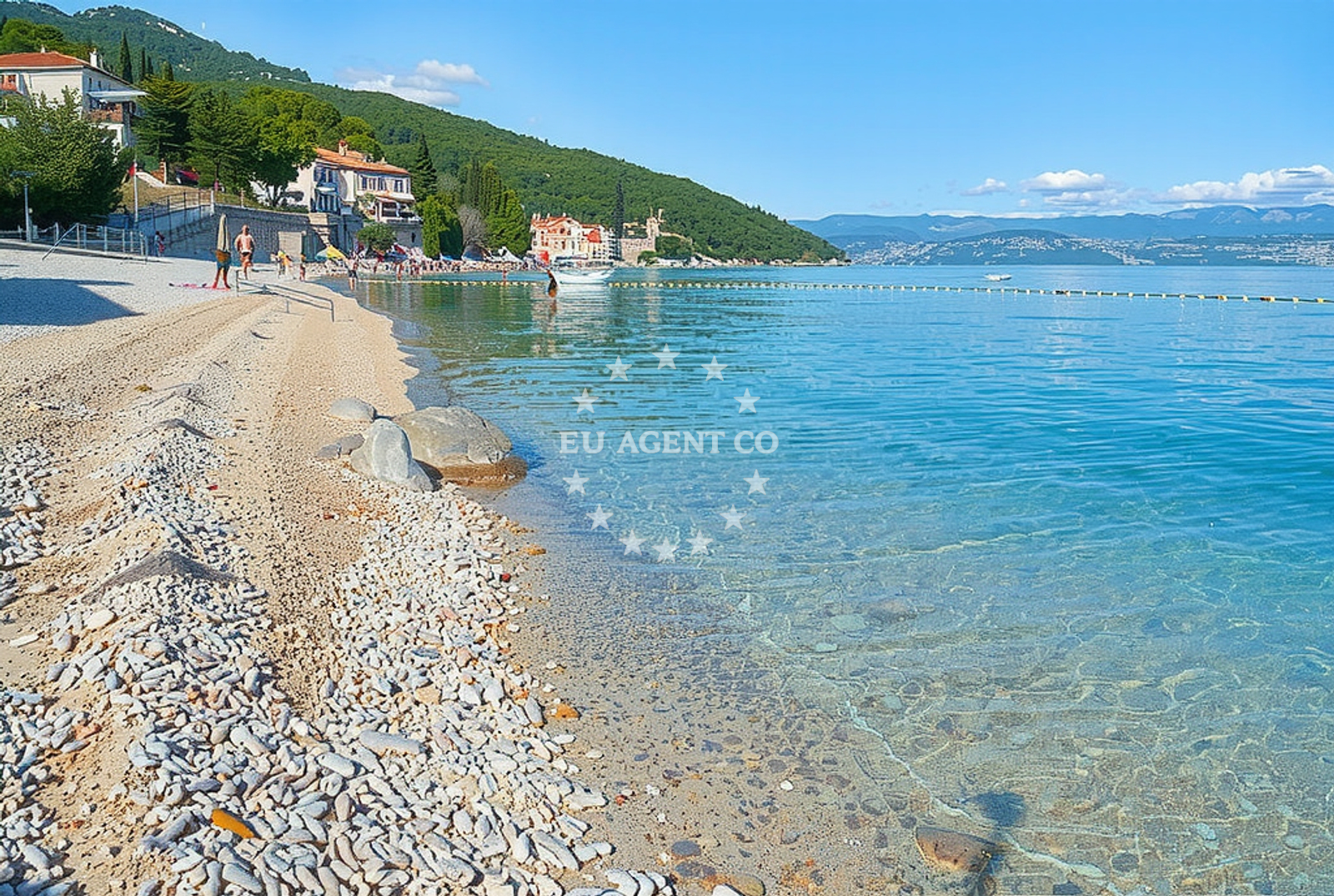 Additional view of Sv. Ivan beach in Jir 1C, Mošćenice