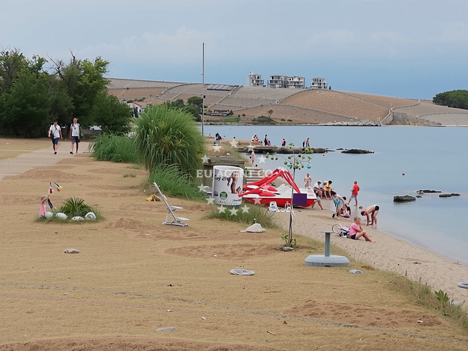 Sea and coastal view of Sv. Nicole beach in Ulica Vladimira Nazora 11, Povljana