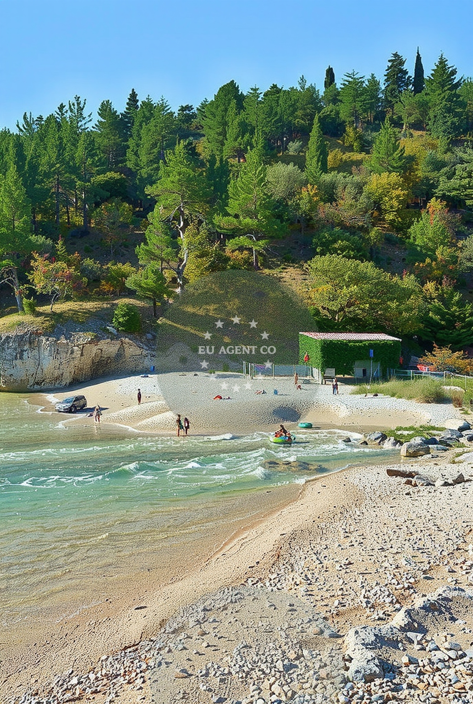 Beach facilities and surroundings at Sveta Jelena (Mošćenička Draga): beaches and coves in Sveta Jelena (Mošćenička Draga)