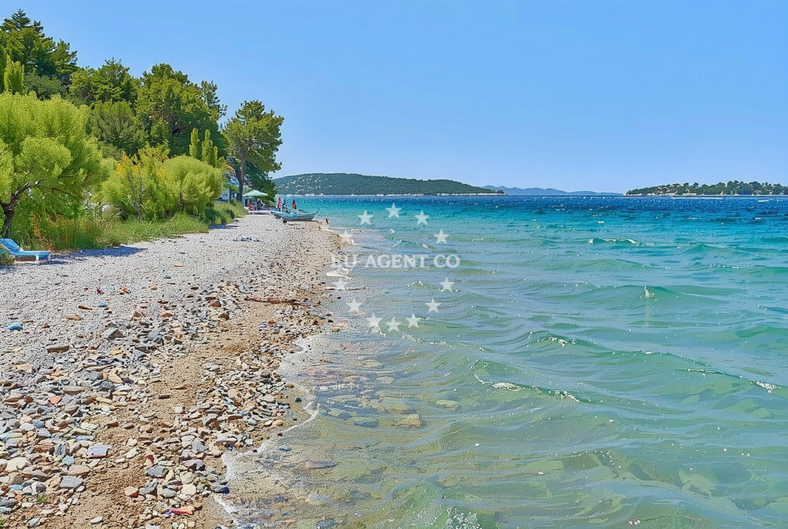 Overview of Sveta Luce, Prvić Šepurine (Prvić) Beach in Sveta Luce