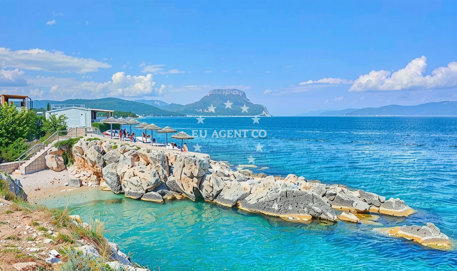 Sea and coastal view of Sveta Marina: beaches and coves (5) in Sveta Marina