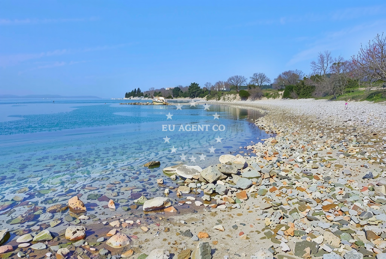 Shoreline and swimming area at Sveta Marina (FKK), Vabriga Beach in Sveta Marina (FKK)