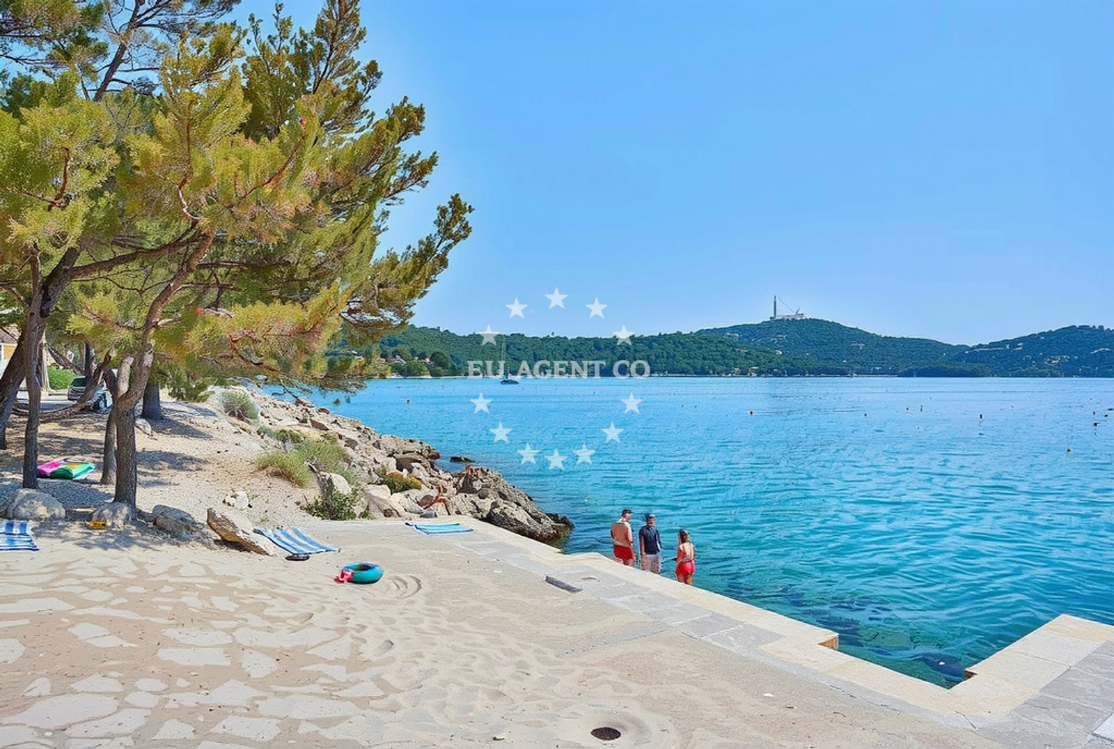 Additional view of Sveti Andrija, Tisno (Murter) Beach in Sveti Andrija