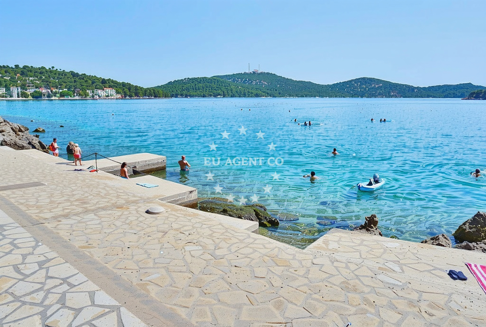 Additional view of Sveti Andrija, Tisno (Murter) Beach in Sveti Andrija