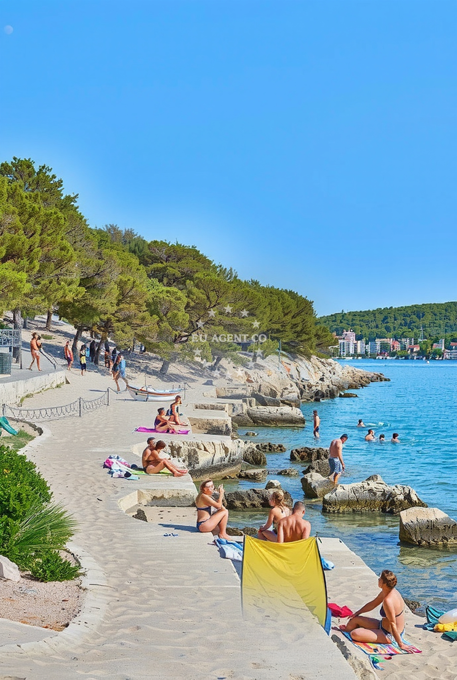 Additional view of Sveti Andrija, Tisno (Murter) Beach in Sveti Andrija