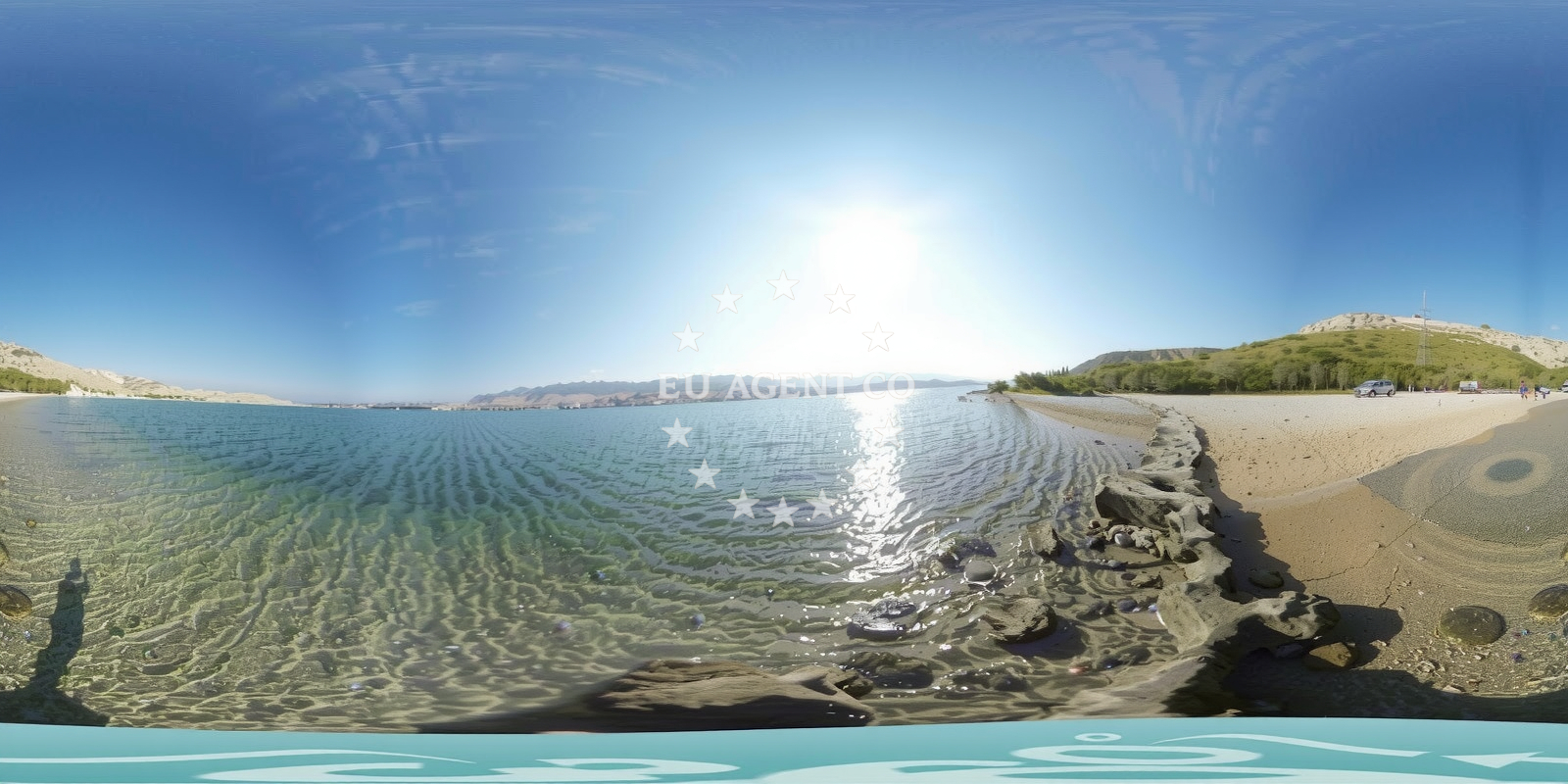 Sea and coastal view of Sveti Duh beach in Sveti Duh 75, parcela br. 180, Kolan