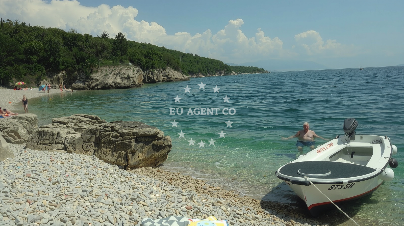 Sea and coastal view of Sveti Fabijan in Jasenova 22, Selce