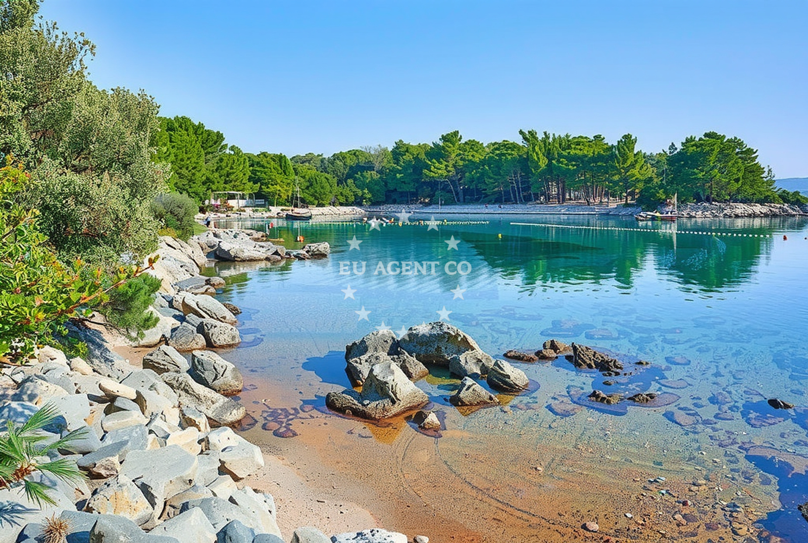 Sea and coastal view of Sveti Jakov sjever, Sveti Jakov (Lošinj) Beach in Sveti Jakov sjever