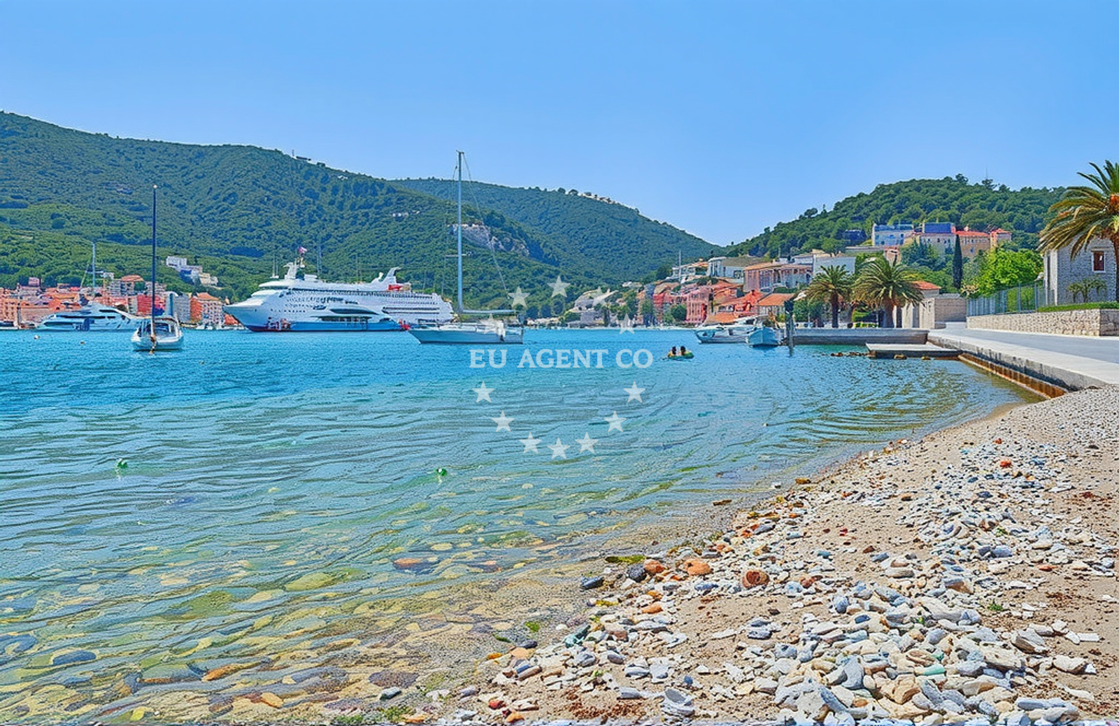 Additional view of Sveti Jerolim, Vis (Vis) Beach in Sveti Jerolim