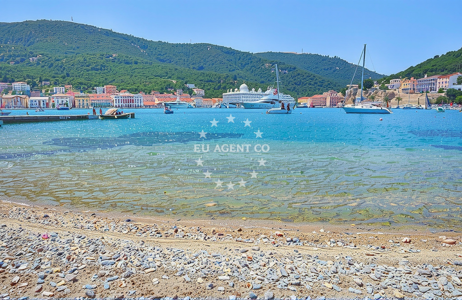 Additional view of Sveti Jerolim, Vis (Vis) Beach in Sveti Jerolim