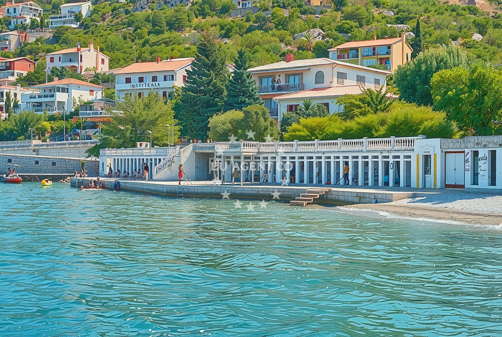 Sea and coastal view of Sveti Juraj: beaches and coves (12) in Sveti Juraj