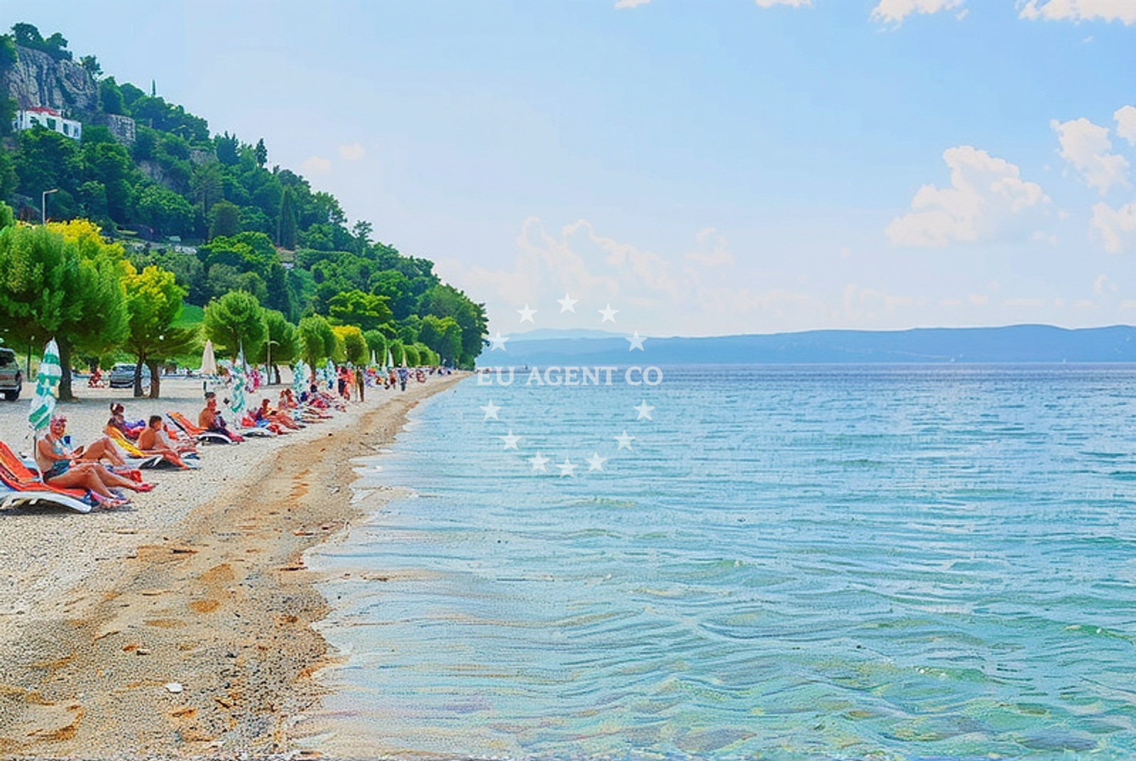 Shoreline and swimming area at Sveti Križ istok, Živogošće Beach.net in Sveti Križ istok