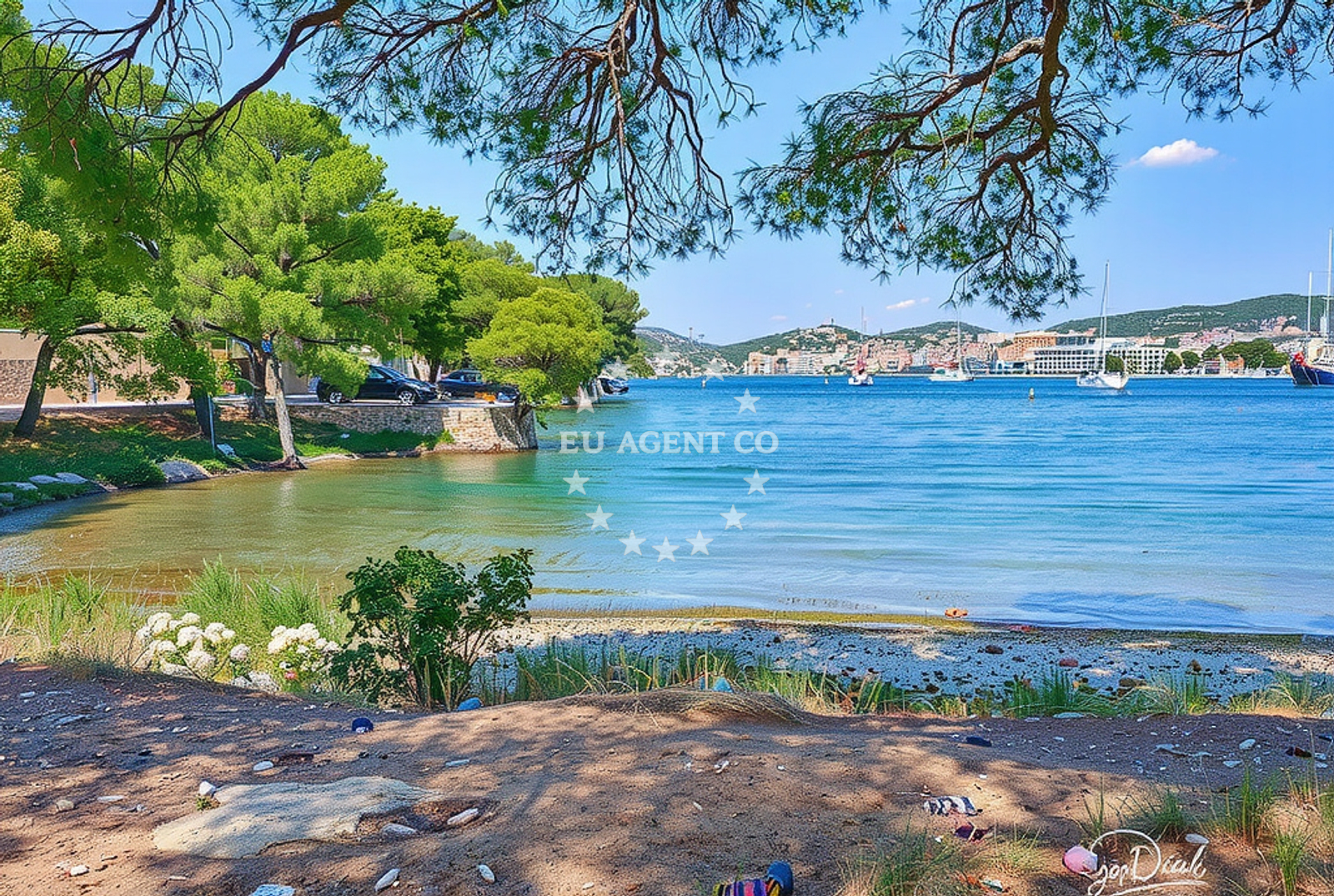 Sea and coastal view of Sveti Križ, Šibenik Beach.net in Sveti Križ