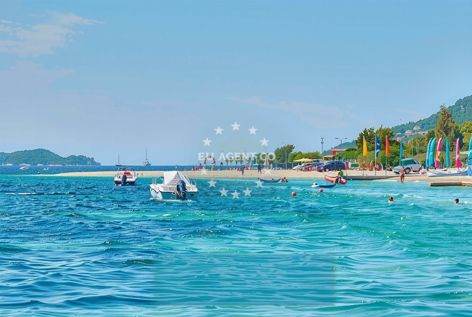 Shoreline and swimming area at Sveti Liberan, Viganj Beach.net in Sveti Liberan